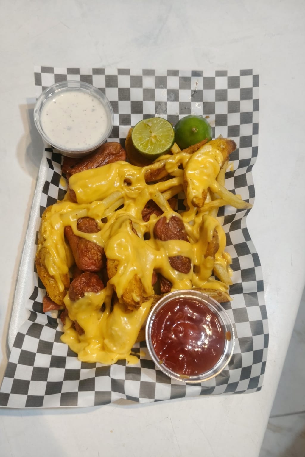 Las Megas Alexis - Papas con queso gratinado